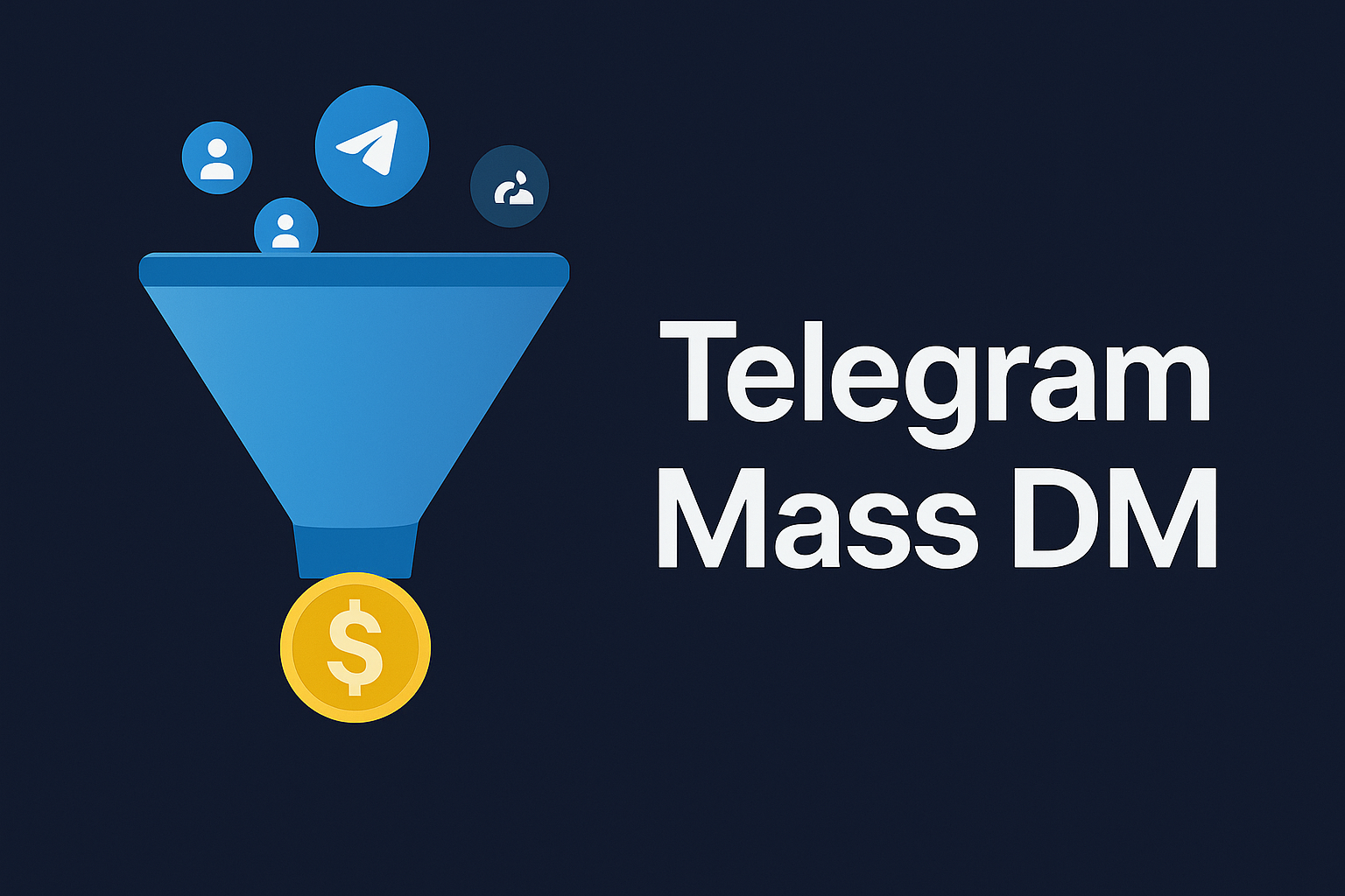 Complete telegram bulk messaging campaign funnel from targeting through conversion