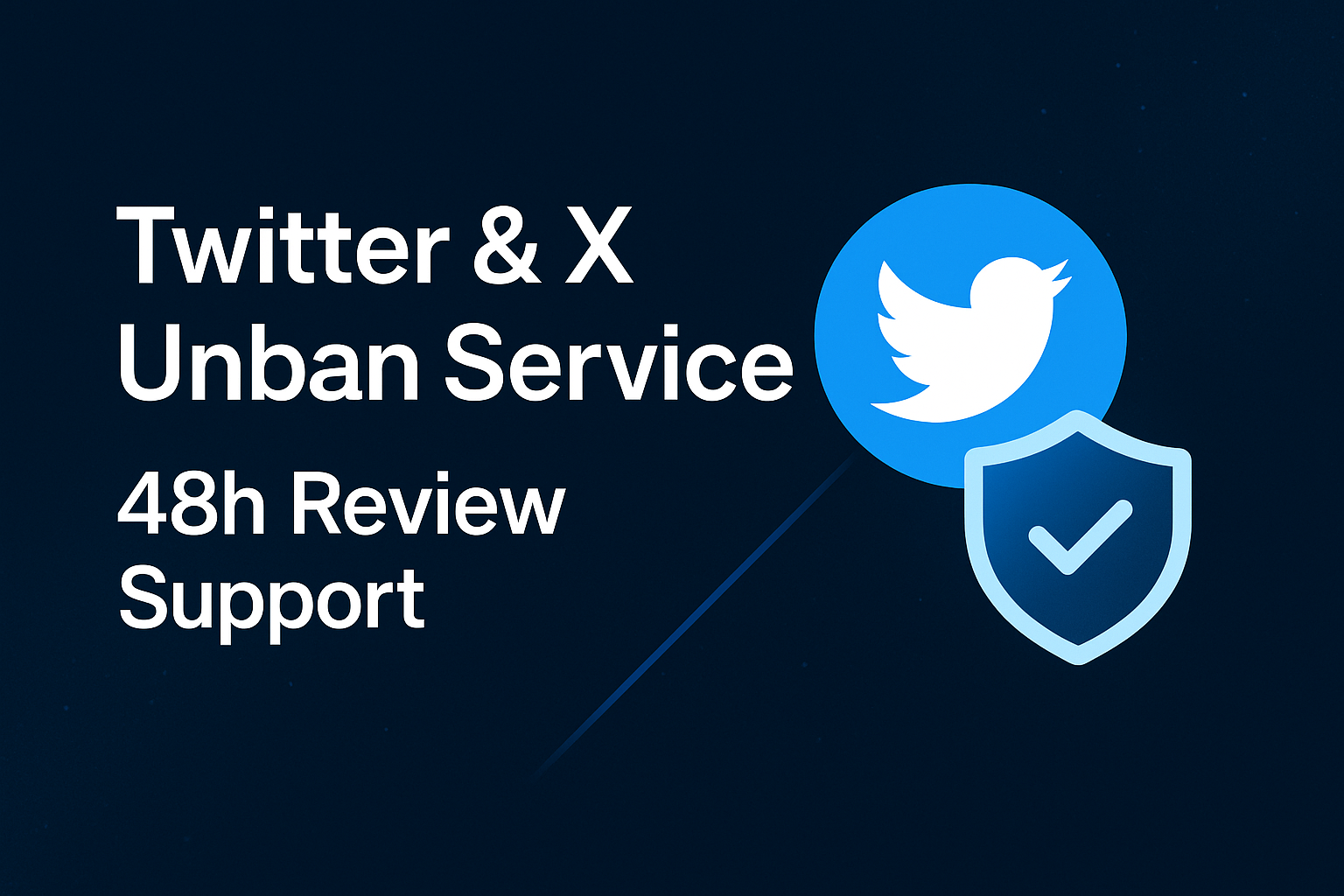 How to unban Twitter account — 2026 recovery guide cover with X logo and appeal flow